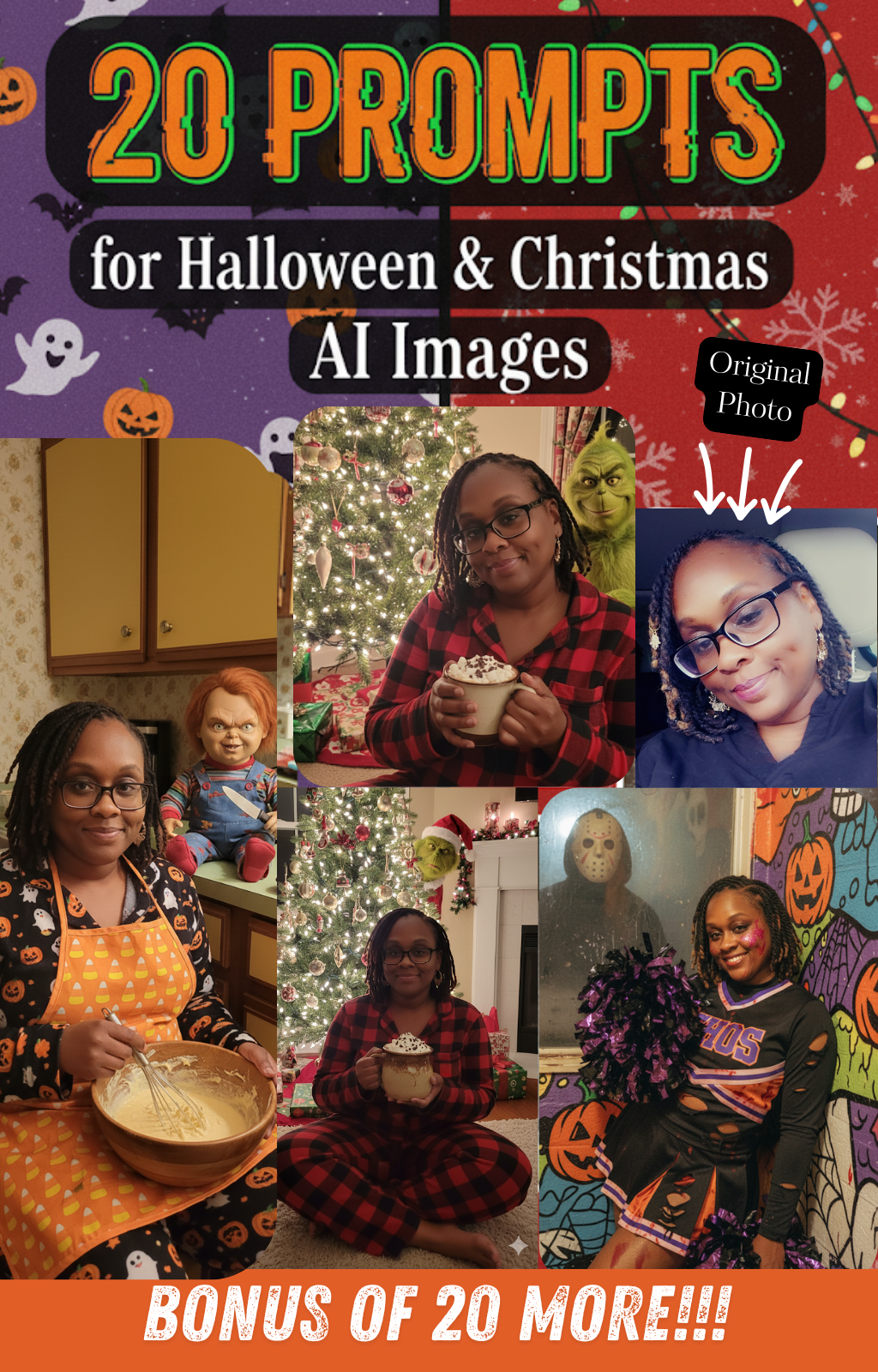40 Halloween & Christmas AI Image Prompt Guide
