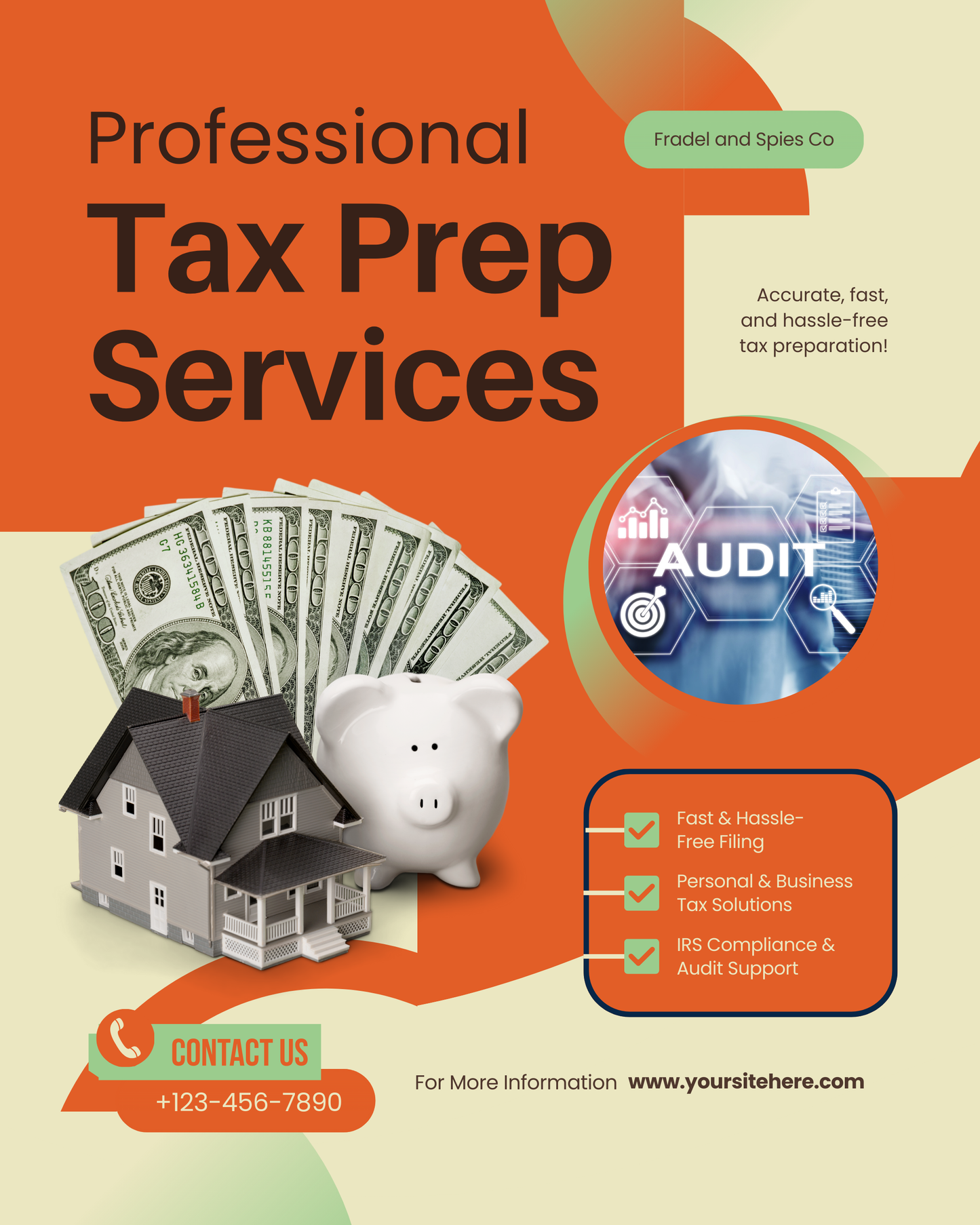 Tax Preparer Social Media Content Flyers