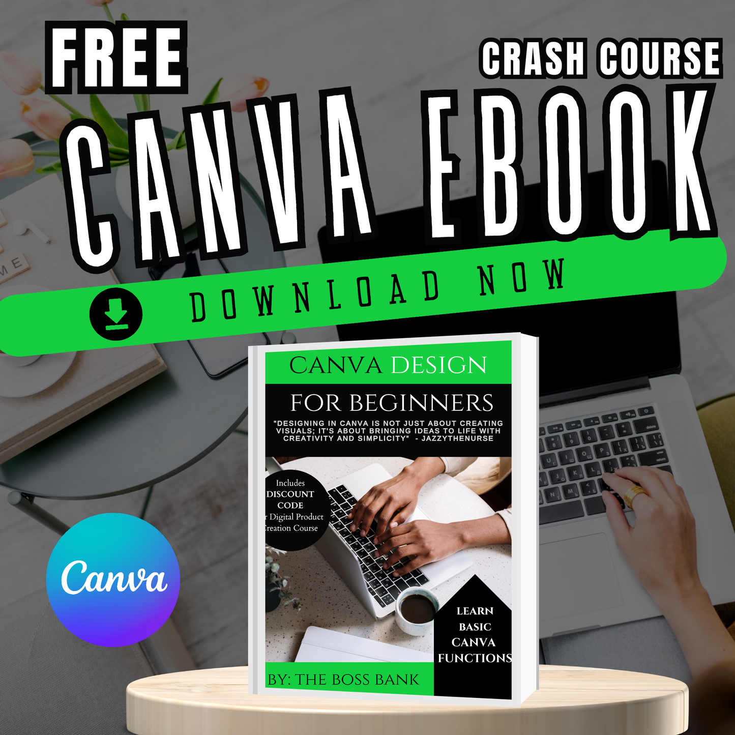 Canva Design For Beginners - Crash Course eBook