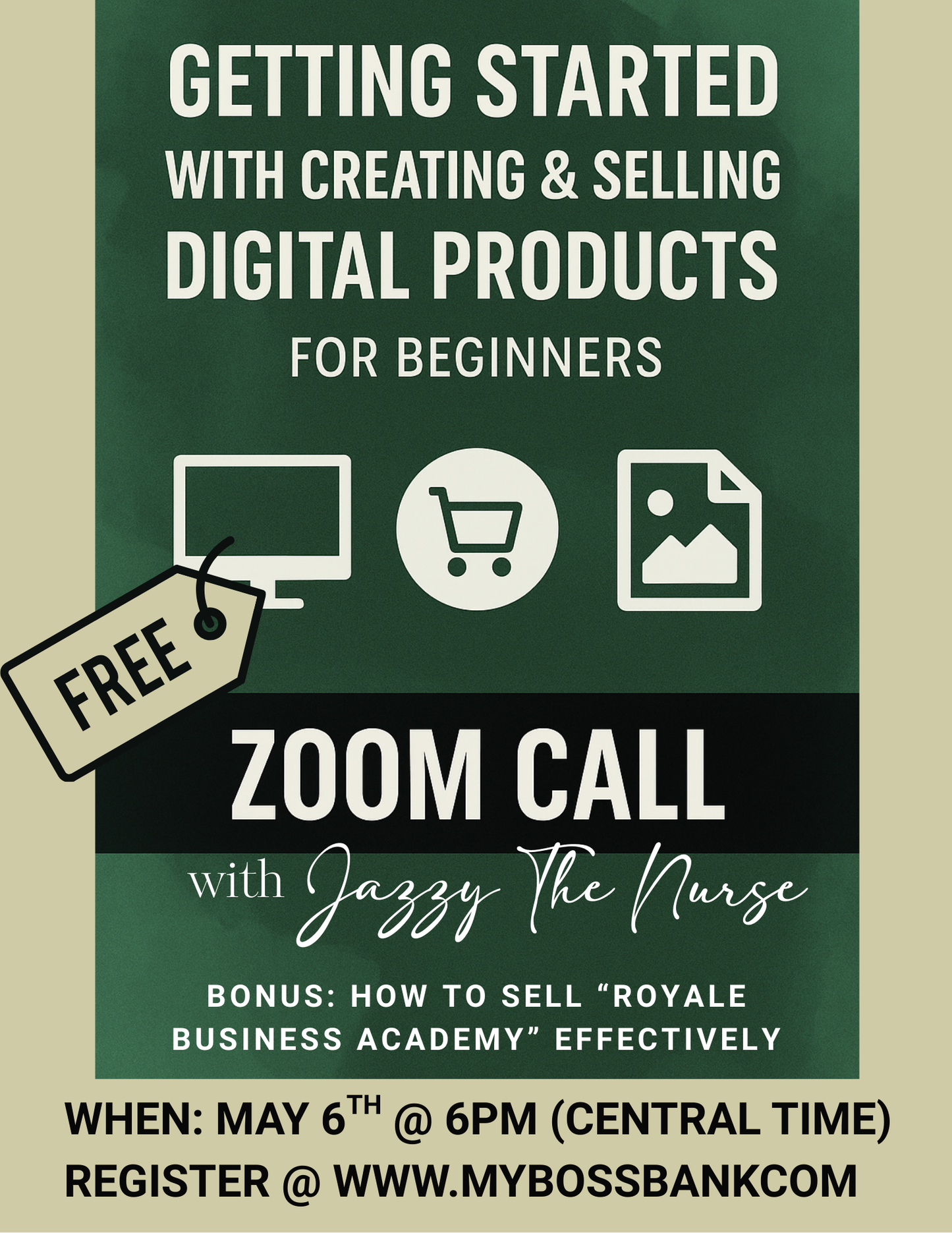 LIVE ZOOM CALL - Getting Started With Creating & Selling Digital Products (For Beginners)