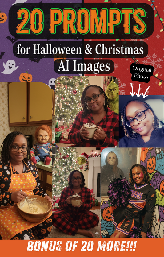 40 Halloween & Christmas AI Image Prompt Guide
