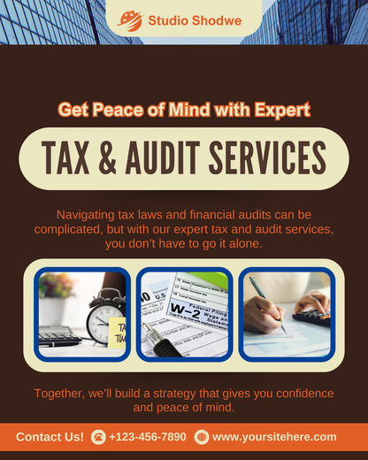 Tax Preparer Social Media Content Flyers