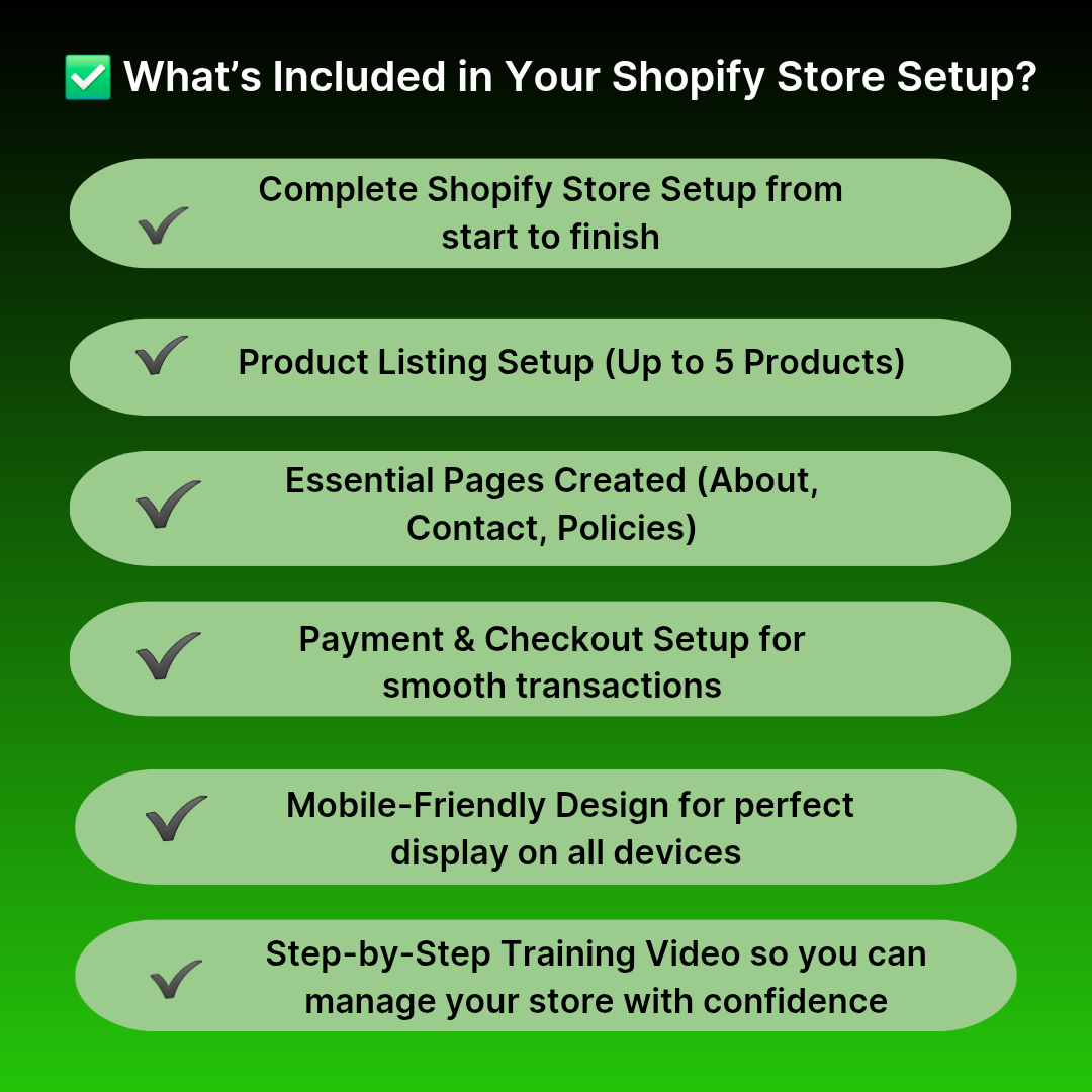 Shopify Store Creation