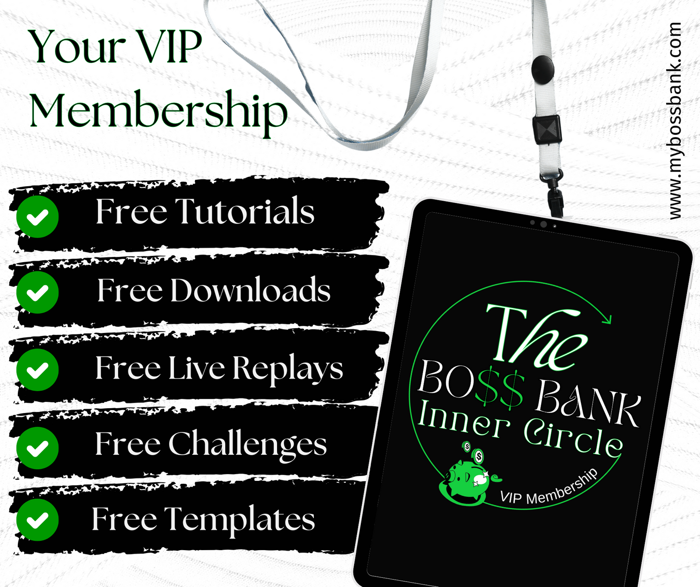 BOSS BANK INNER CIRCLE - VIP MEMBERSHIP (MONTHLY FEE)