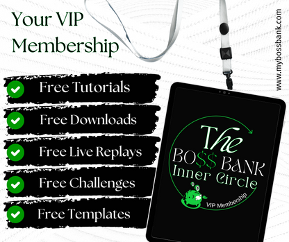 BOSS BANK INNER CIRCLE - VIP MEMBERSHIP (MONTHLY FEE)