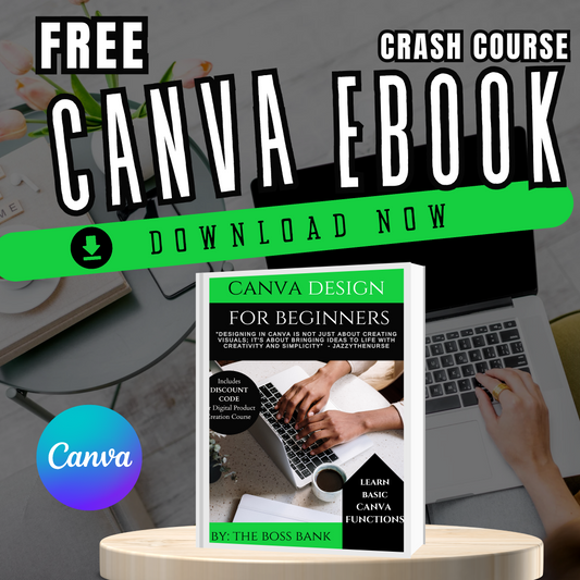 Canva Design For Beginners - Crash Course eBook
