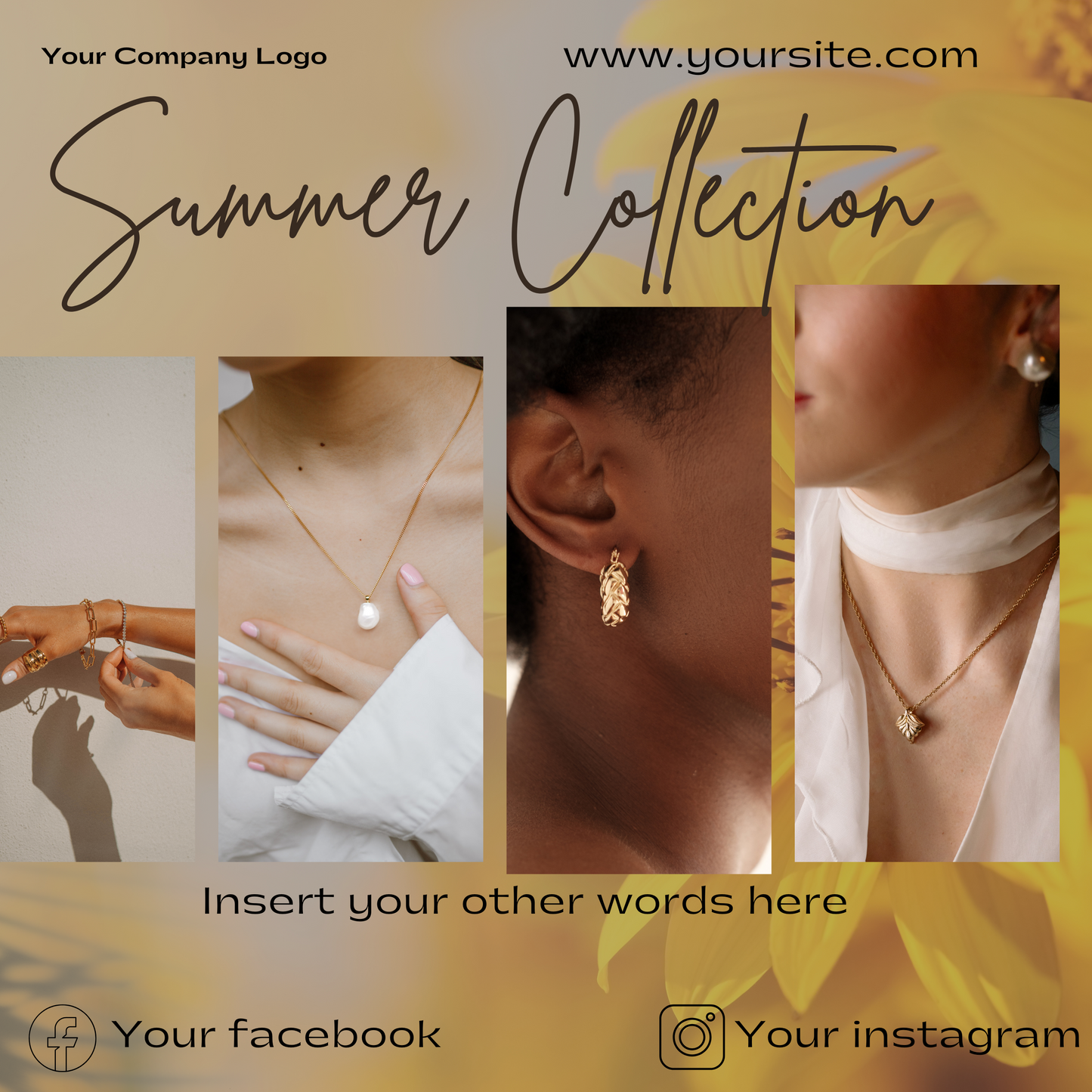 Jewelry Flyer Templates (8 Pack)