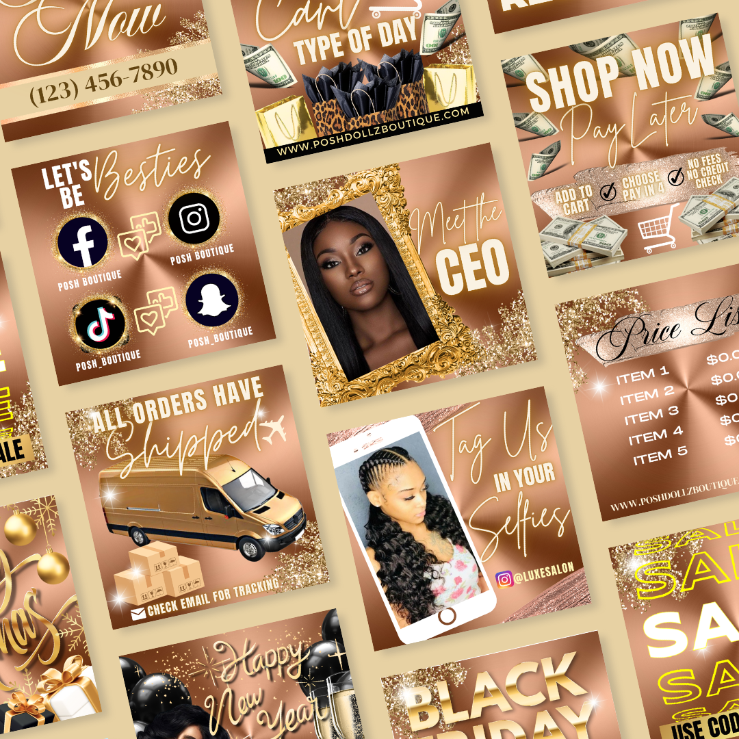 20 DFY Social Media Posts (Fashion & Beauty Edition)